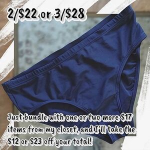 Silhouette Solution black bikini bottoms